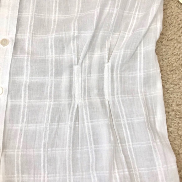 Jones New York Sport Blouse Cotton Button Down - Picture 3 of 6